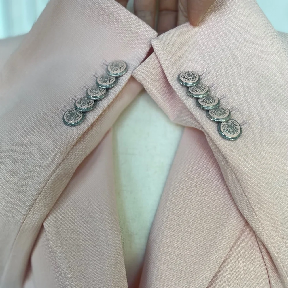 Veronica Beard Pink Danielle Dickey Jacket sz 6 - Picture 4 of 10